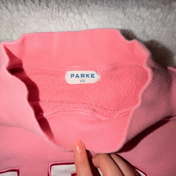 PARKE BUBBLEGUM MOCK NECK SWEATSHIRT - Picture 3 of 6